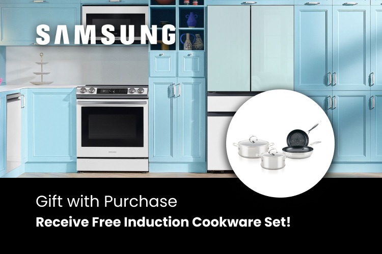 Samsung Gift with Purchase – Get a Free Induction Cookware Set