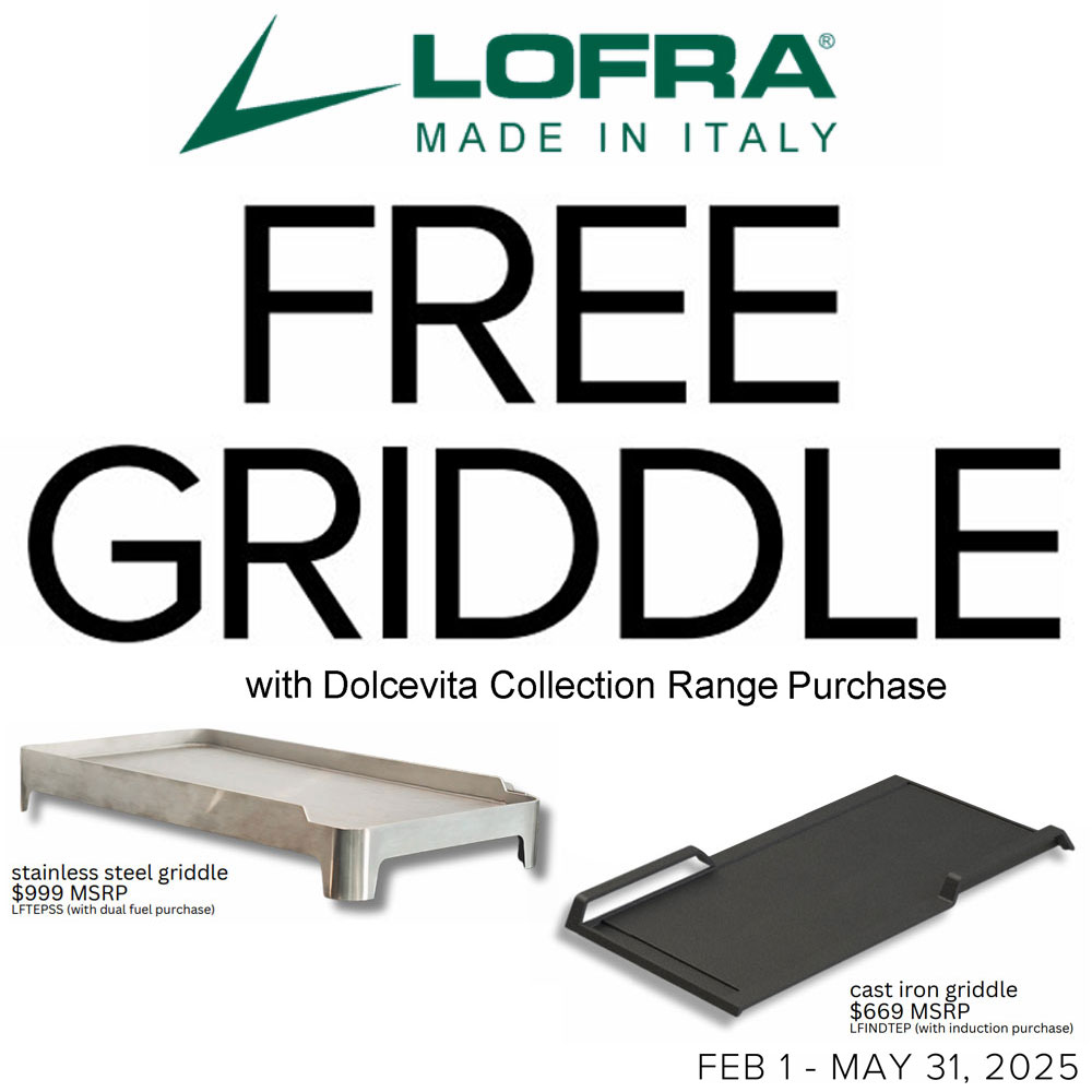 Lofra Free Griddle with Range Purchase