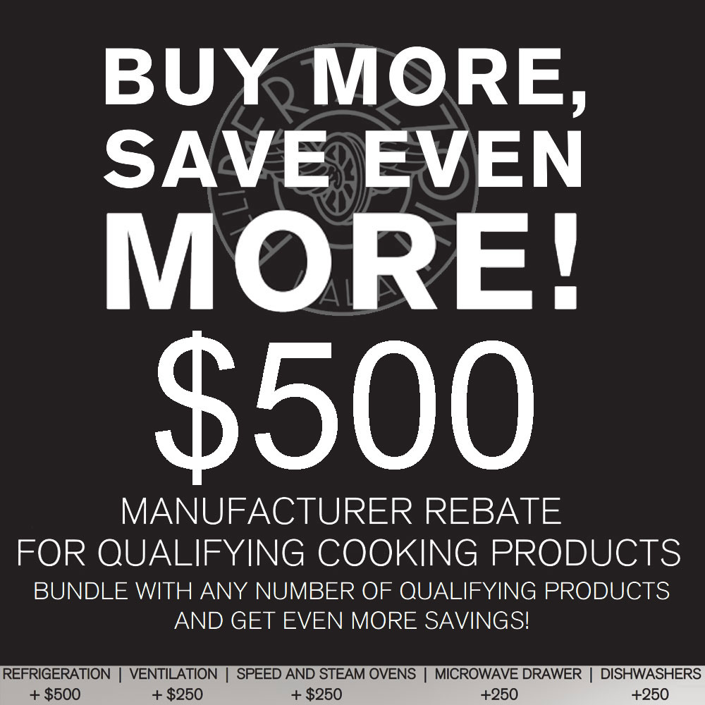 Bertazzoni Buy More Save More on Qualifying Cooking Products