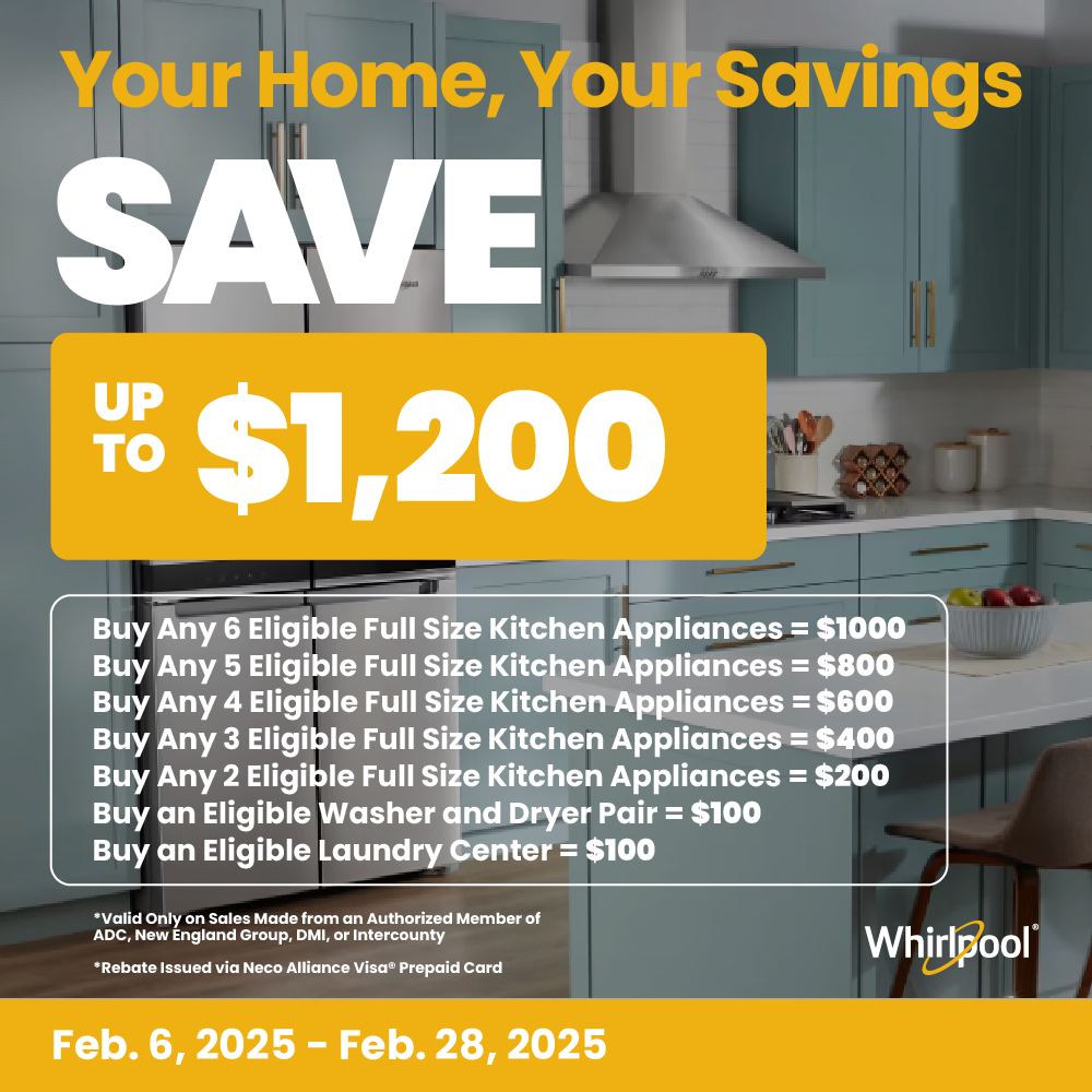 Whirlpool Buy More Save More Delivery and Installation Allowance