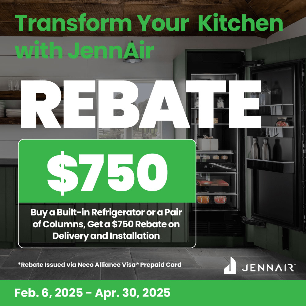 JennAir Built-In Refrigeration Allowance Promo Recap