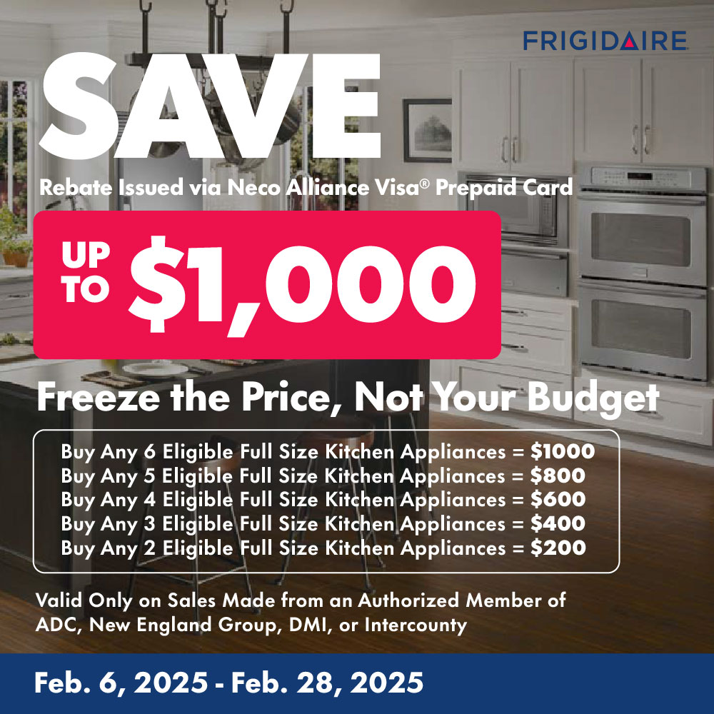 Frigidaire and Electrolux Laundry Buy More Save More