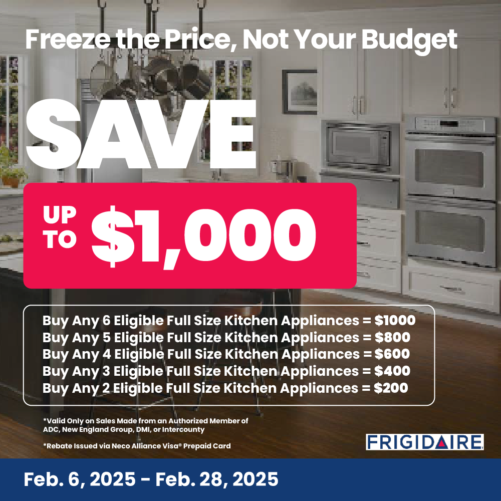 Frigidaire and Electrolux Laundry Buy More Save More