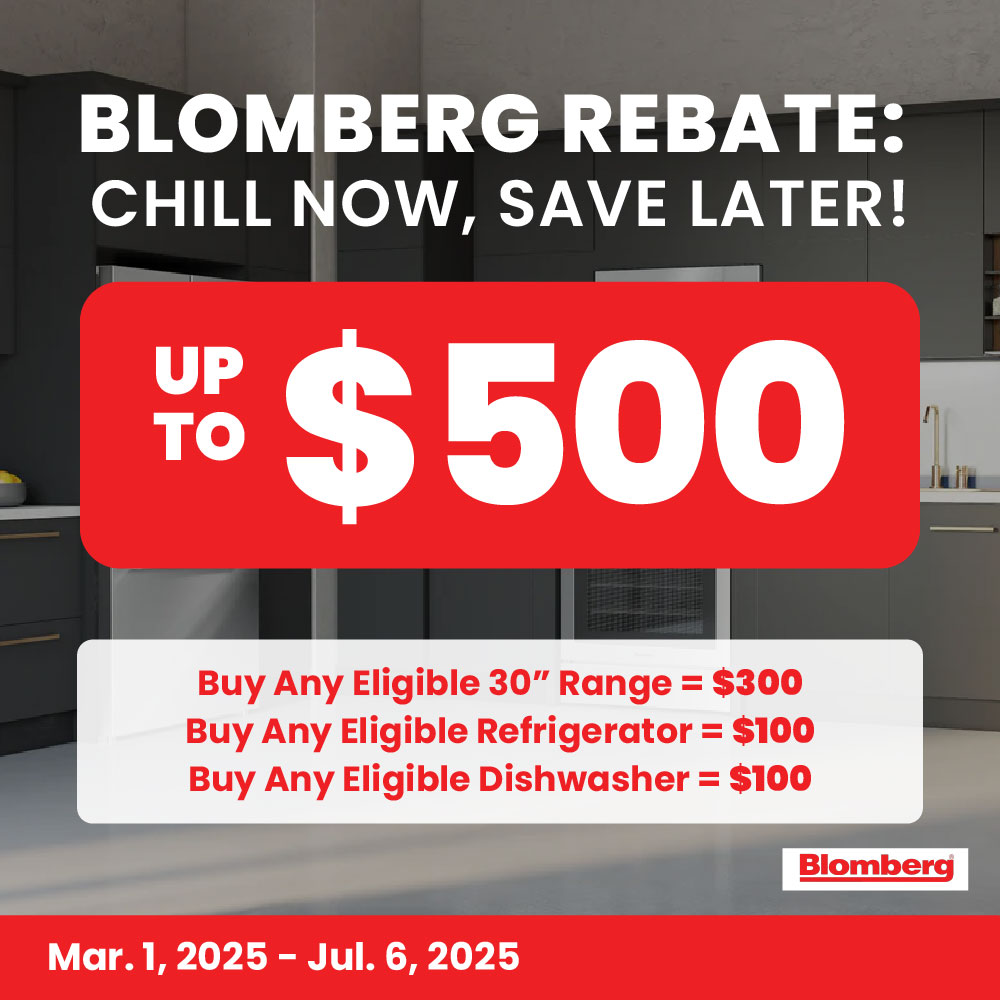 Blomberg Cook, Cool, Clean Get up to $500