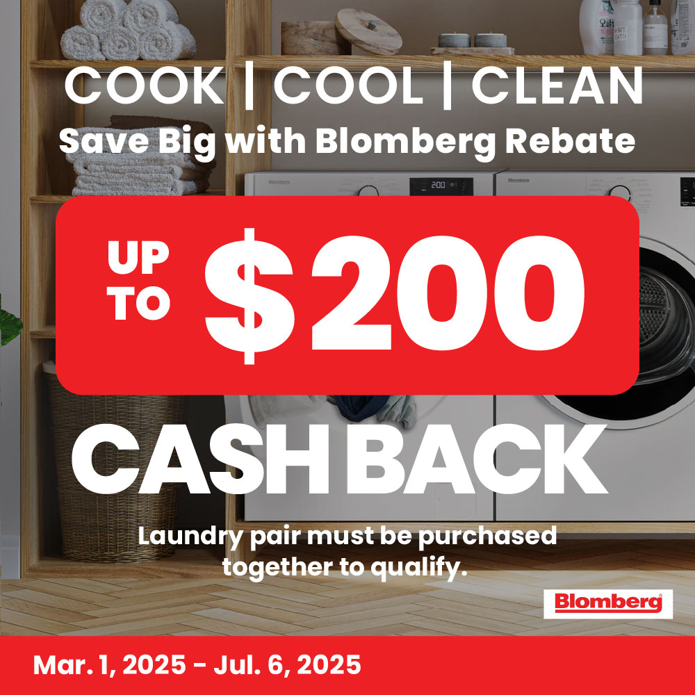 Blomberg Cook, Cool, Clean Get up to $200