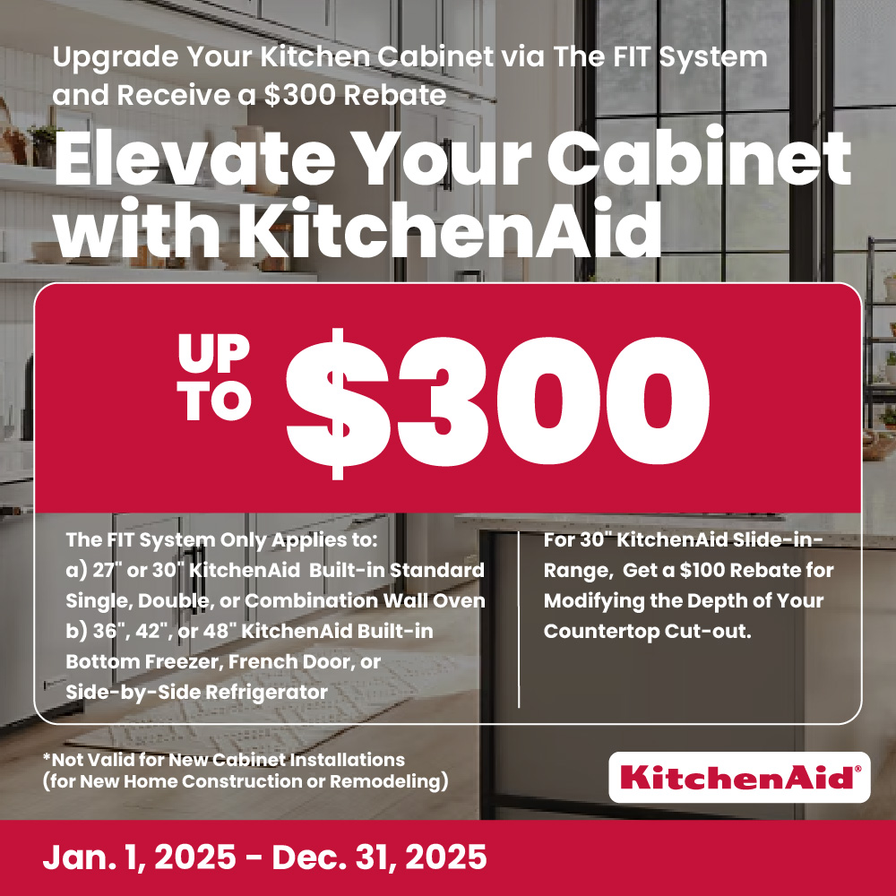 KitchenAid Fit System Guarantee- Up to $300