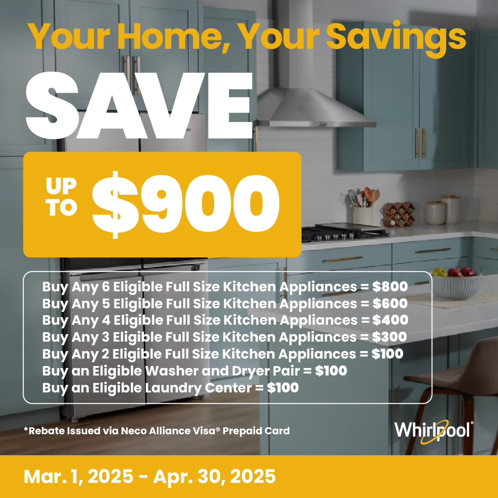 Whirlpool Buy More, Save More- Up to $900