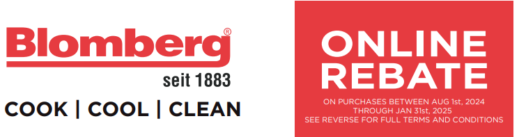 Blomberg Cook, Clean, Cool - Save up to $300!