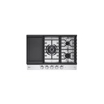 LG CBGJ3027S 30" Smart Gas Cooktop with UltraHeat 22K BTU Burner, Griddle, in Stainless Steel