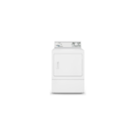 Speed Queen DV2000WE 27" Light Commercial Electric Dryer with 7 cu. ft. Capacity, Rear Control, Non-Vended, in White