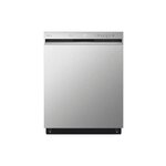 LG LDFN3432T 24" Front Control Dishwasher with 15 Place Settings, QuadWash, Energy Star, NSF, in Stainless Steel