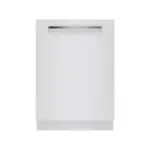 Bosch SHP65CM2N 500 Series 24" Smart Built-In Dishwasher with 16 Place Settings, Home Connect, Pocket Handle (White)