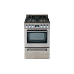 Avanti DGR24P3S Elite Series 24" Freestanding Gas Range, in Stainless Steel