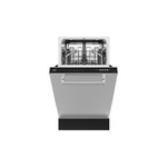 Bertazzoni DW18S2IXV 18" Fully Integrated Built-In Dishwasher with 8 Place Settings and ADA Complaint in Stainless Steel