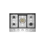 Electrolux ECCG3068AS 30" Gas Cooktop with a Brass Power Burner, Continuous Grates, in Stainless Steel