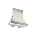 Bertazzoni KC48HERTAV 48 inch Range Hood Canopy for K48HERTX (Hood Not Included) (Ivory Gloss)