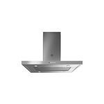 Bertazzoni KTI42XT Professional Series 42" Island Mount T-Shaped Hood with 600 CFM, Remote Control, Mesh Filters, LED Lighting, in Stainless Steel