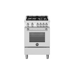 Bertazzoni MAS244GASXVLP Master Series 24" Gas Range with 4 Burners, 2.5 cu. ft. Oven Capacity, Continuous Cast Iron Grates and Convection (Stainless Steel, Liquid Propane)