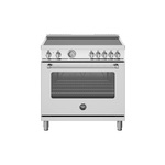 Bertazzoni MAS365INMXV Master Series 36 inch Induction Range with 5 Elements, 5.9 cu. ft. Oven Capacity, Convection and Bridge Element (Stainless Steel)