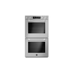 Bertazzoni MAST30FDEXV Master Series 30" Double Electric Convection Oven with Self Clean, 8.2 cu. ft. Total Capacity, Full Width 8 Pass Broiler, Touch LED Display, in Stainless Steel