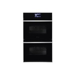 Viking MVDOE630BG Virtuosos Series 30" Electric Double Wall Oven in Black Glass