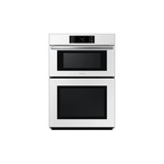 Samsung NQ70CB700D12 30" Bespoke Smart Microwave Combination Wall Oven with 7 cu. ft. Capacity, Air Fry, Air Sous Vide, Flex Duo, Full Steam Cook and 7" LCD Display (White Glass)