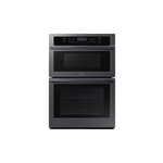 Samsung NQ70T5511DG 30" Smart Microwave Combination Wall Oven with 7 cu. ft. Total Capacity, Digital Touch Controls with Wi-Fi and Blue Ceramic Interior (Black Stainless Steel)