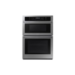 Samsung NQ70T5511DS 30" Smart Microwave Combination Wall Oven with 7 cu. ft. Total Capacity, Digital Touch Controls with Wi-Fi and Blue Ceramic Interior (Stainless Steel)