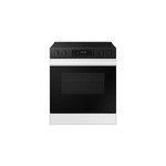 Samsung NSE6DB830012 30" Bespoke Smart Slide-In Electric Range with 5 Elements, 6.3 cu. ft. Oven Capacity, Air Fry, Precision Knobs and Self & Steam Clean (White Glass)