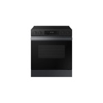 Samsung NSE6DG8100MT 30" Smart Slide-In Electric Range with 5 Elements, 6.3 cu. ft. Oven Capacity, Precision Knobs, Self & Steam Clean and Storage Drawer (Matte Black Steel)