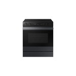 Samsung NSE6DG8500MT 30" Bespoke Smart Slide-In Electric Range with 5 Elements, 6.3 cu. ft. Oven Capacity, Air Sous Vide, Air Fry, Self & Steam Clean, Storage Drawer (Matte Black Steel)