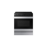 Samsung NSE6DG8500SR 30" Bespoke Smart Slide-In Electric Range with 5 Elements, 6.3 cu. ft. Oven Capacity, Air Sous Vide, Air Fry, Self & Steam Clean, Storage Drawer (Stainless Steel)