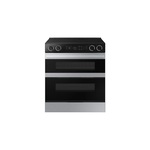 Samsung NSE6DG8550SR 30" Smart Slide-In Electric Range with 5 Elements, 6.3 cu. ft. Oven Capacity, Flex Duo and Illuminated Precision Knobs in Stainless Steel