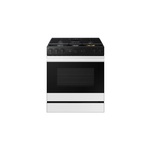 Samsung NSG6DB850012 30" Smart Slide-In Gas Range with 5 Burners, 6 cu. ft. Capacity, Air Sous Vide, Air Fry Self Clean (White Glass)