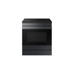 Samsung NSI6DG9500MT 30" Bespoke Smart Slide-In Induction Range with 4 Induction Elements, 6.3 cu. ft. Oven Capacity, Ambient Edge Lighting, Anti-Scratch Matte Glass Cooktop and Air Sous Vide (Matte Black Steel)