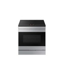 Samsung NSI6DG9900SR 30" Bespoke AI Slide-In Induction Range with 4 Induction Elements, 6.3 cu. ft. Oven Capacity, AI Hub, Smart Oven Camera and Air Sous Vide (Stainless Steel)