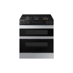 Samsung NSY6DG8550SR 30" Smart Slide-In Dual Fuel Range with 5 Burners, 6.3 cu. ft. Oven Capacity, Flex Duo and Illuminated Precision Knobs in Stainless Steel