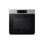 Samsung NV51CG700SSR 30" Bespoke Smart Single Wall Oven with 5.1 cu. ft. Capacity, AI Pro Cooking Camera, Air Fry, Air Sous Vide, Duo Flex, Full Steam Cook and 7" LCD Display in Matte Black (Stainless Steel)