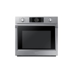 Samsung NV51K7770SS 30" Smart Single Wall Oven with 5.1 cu. ft. Capacity, Flex Duo, Dual Fan Convection, Steam Cooking, and Wifi Connection (Stainless Steel)