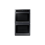 Samsung NV51T5511DG 30" Smart Double Wall Oven with 10.2 cu. ft. Total Capacity, Digital Touch Controls with Wifi and Blue Ceramic Interior (Black Stainless Steel)