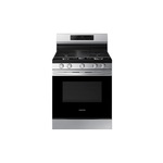 Samsung NX60A6311SS 30" Smart Freestanding Gas Range with 4 Burners, 6 cu. ft. Oven Capacity, Griddle, Storage Drawer and Self Clean in Stainless Steel