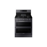 Samsung NX60A6751SG 30" Smart Freestanding Gas Range with 5 Burners, 6 cu. ft. Oven Capacity, Air Fry, Flex Duo and Convection+ (Black Stainless Steel)