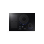 Samsung NZ30K7880US 30" Smart Induction Cooktop with Induction Flex Zone, Virtual Flame, Wifi, Magnetic Knob and Tap Touch Control, in Stainless Steel