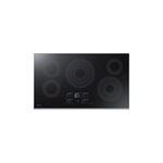 Samsung NZ36K7570RS 36" Smart Electric Cooktop with 5 Elements, Rapid Boil, Magnetic Knob Tap Touch, Sync Elements and Wifi, in Stainless Steel