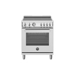 Bertazzoni PRO304CEMXV Professional Series 30" Freestanding Electric Range with 4 Ceran Elements, 4.7 cu. ft. Oven Capacity, in Stainless Steel