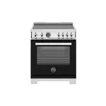 Bertazzoni PRO304IFEPNET Professional Series 30 inch Induction Range with 4 Elements, 4.6 cu. ft. Oven Capacity, Self Clean and Air Fry (Nero Black)