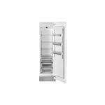 Bertazzoni REF24RCPRR23 24" Built-In Column Refrigerator with 13 cu. ft. Capacity, White Aluminum Interior, Intuitive Digital Touch Controls, Variable Speed Compressor, in Panel Ready (Right Hinge)