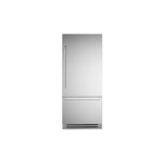 Bertazzoni REF36BMBIXRT 36" Built-In Bottom Mount Refrigerator with 19.6 cu. ft. Total Capacity, LED Lighting, Automatic Ice Maker, and Energy Star Rated, in Stainless Steel (Right Hinge)