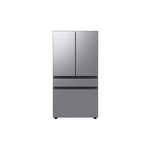 Samsung RF23BB8200QL 36" Bespoke 4 Door French Door Refrigerator with 22.9 cu. ft. Capacity, AutoFill Water Pitcher, Customizable Panel, FlexZone Drawer and Dual Ice Maker in Stainless Steel