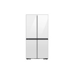 Samsung RF23DB960012 36" Bespoke Counter Depth 4-Door Flex Refrigerator with 22.5 cu. ft. Total Capacity, Beverage Center, Dual Ice Maker and FlexZone (White Glass)